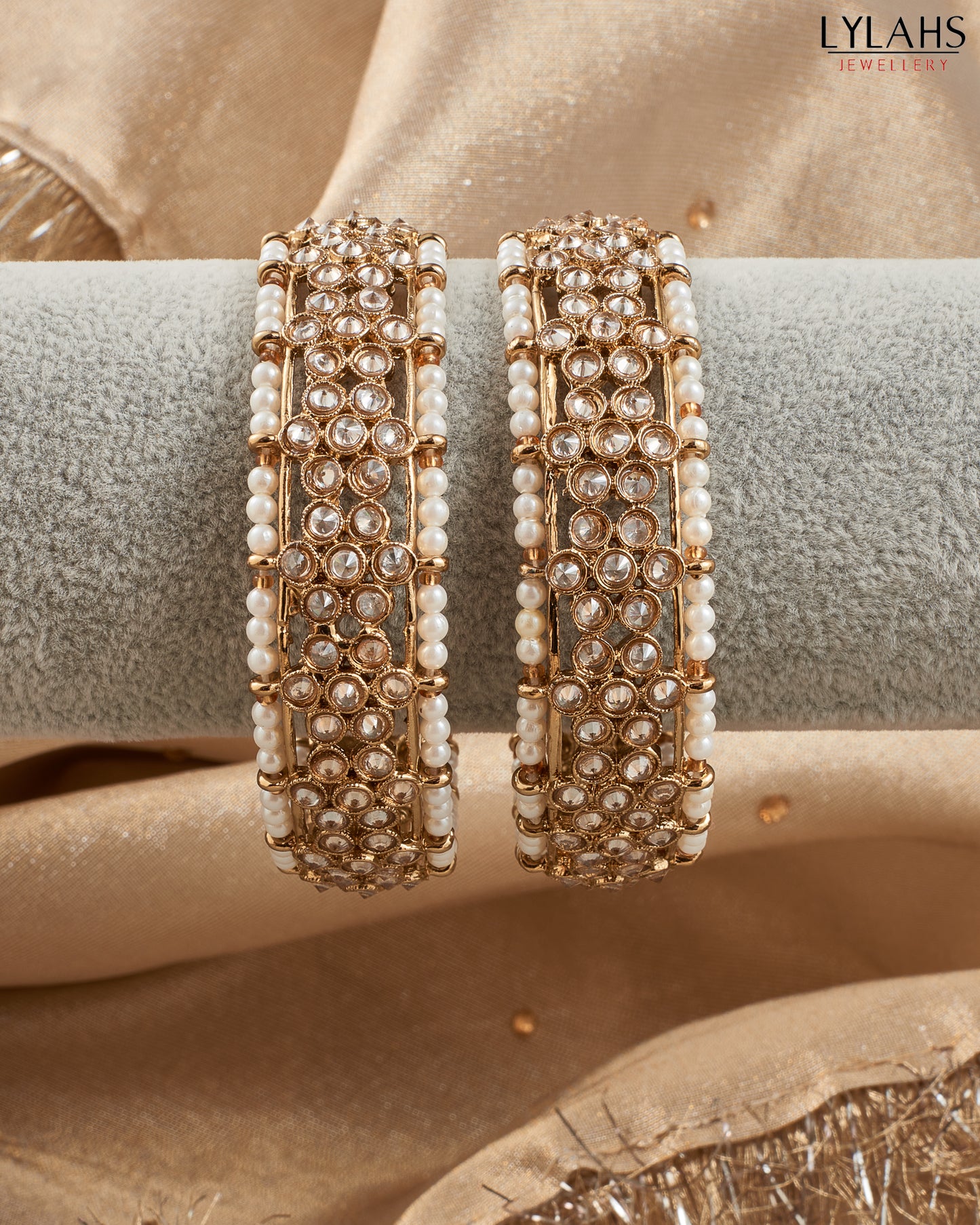 Lylahs Jewellery - Pair of Bangles - Gold