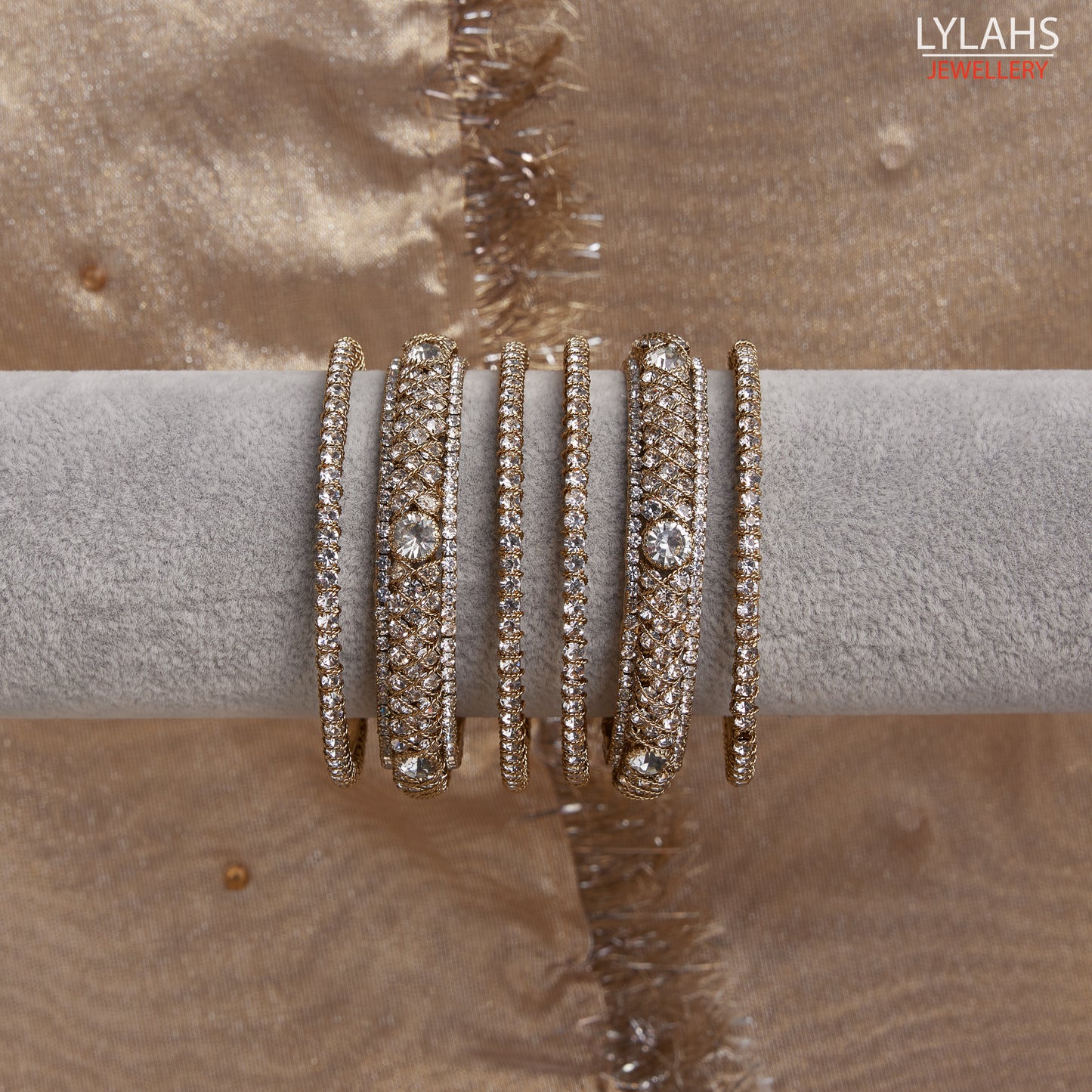 Set of 6 bangles - Pakistani Indian Jewellery